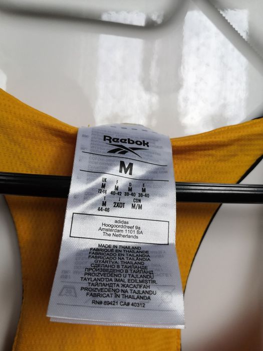 Reebok elastyczny top biustonosz stanik sportowy.