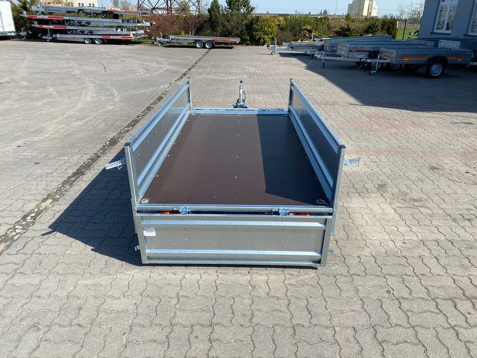 Przyczepka samochodowa RESOROWANA 230x126x40 Temared 2312R DMC:750