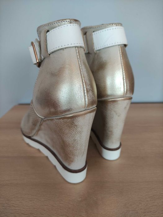 Buty sandały skórzane włoskie Rosetti r.40 skórzane