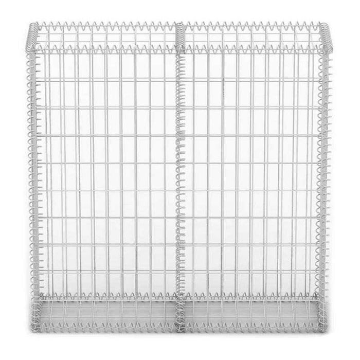 Cesto gabião arame galvanizado 100 x 100 x 30 cm