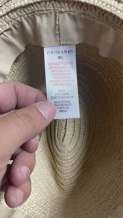 Children's Straw Hat from Primark64740965017985124