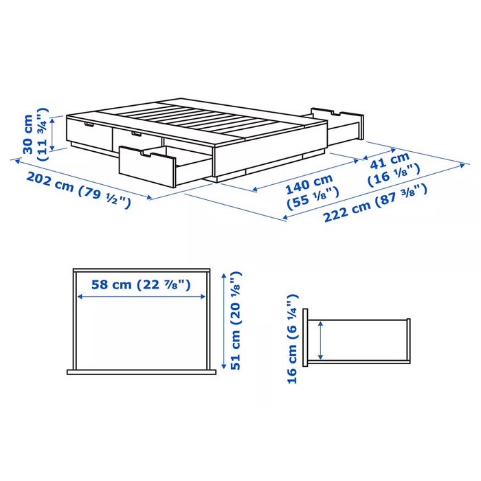Cama IKEA 140x200