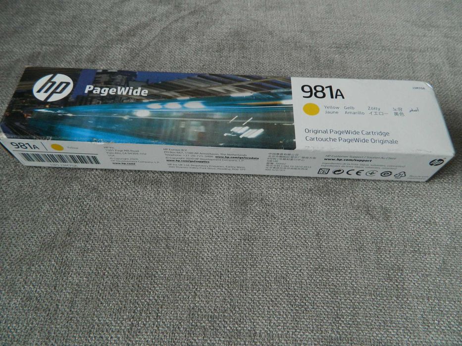 Tusz HP 981A J3M70A żółty (yellow)