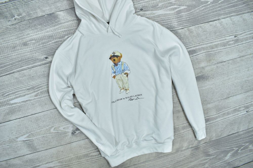 Ralph Lauren Bluza Z Kapturem Męska Regular Fit Miś Xl