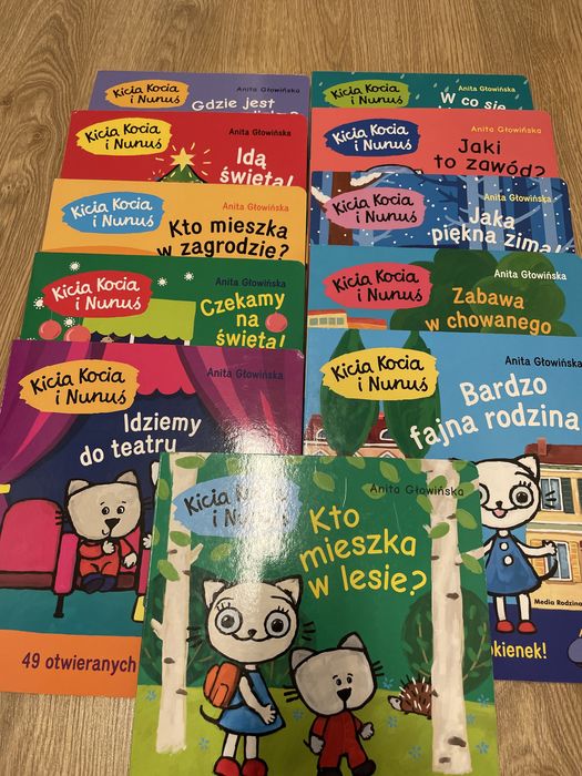 Ksiazki Kicia Kocia z okienkami stan idealny