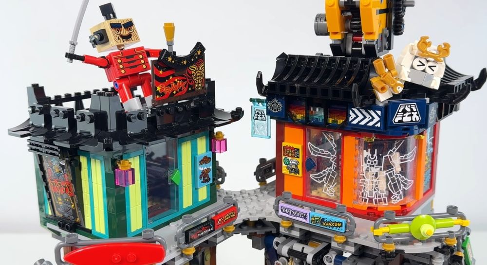 Klocki warsztaty w mieście ninjago na wzór 71837