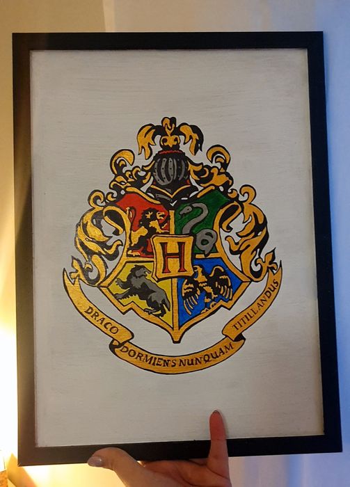 Quadro Harry Potter - Hogwarts Feito à mão