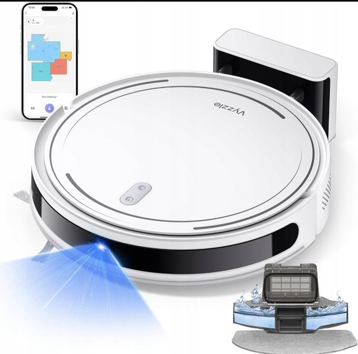 Vyzzle robot mopująco-odkurzający | 5000Pa | WiFi | LiDAR