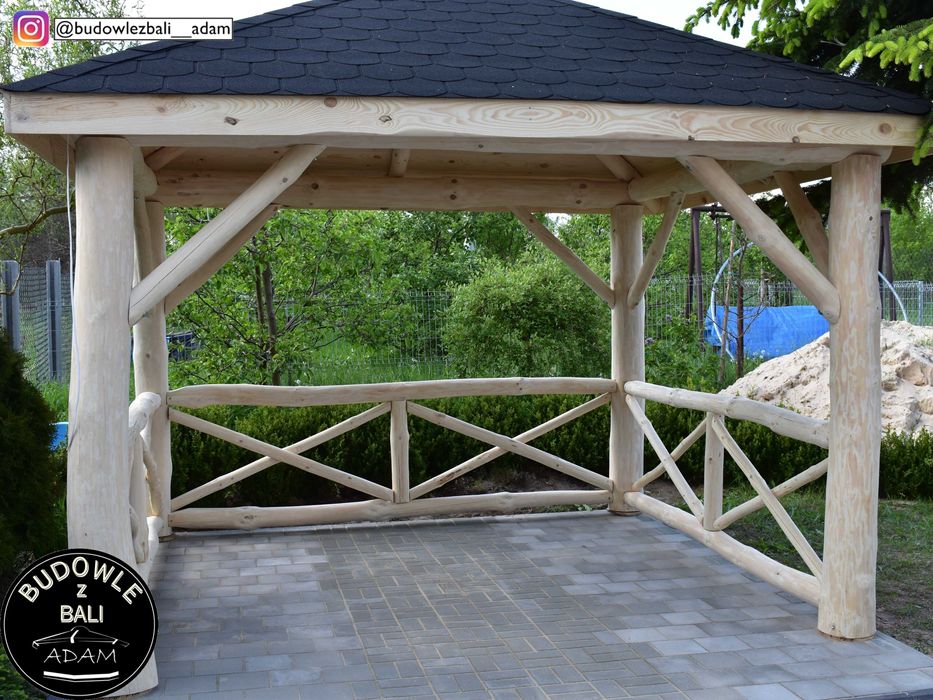 Altana, Altana z barierkami z Bala, Altanka z Bali (montaż, transport)