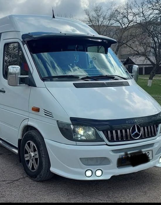 Тюнинг Sprinter 901 /903 хром /козырек /декор панели /трубы /Кенг