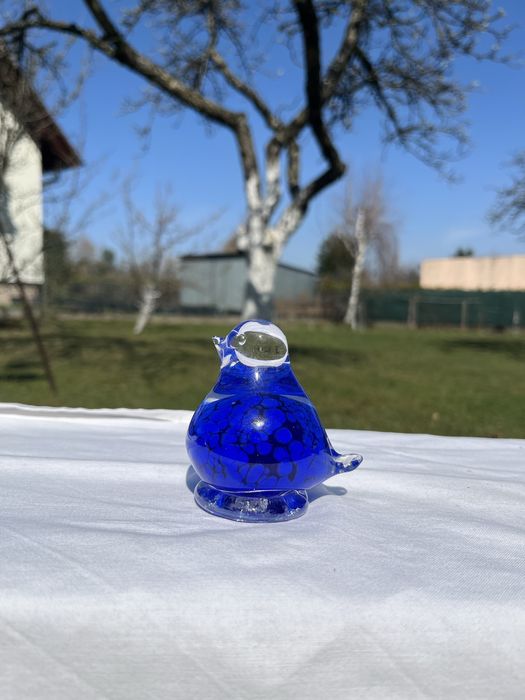 Szklany ptak niebieski