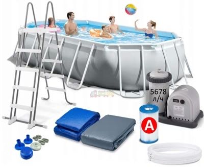 Intex 26796 NP каркасний басейн (503х274х122 см)