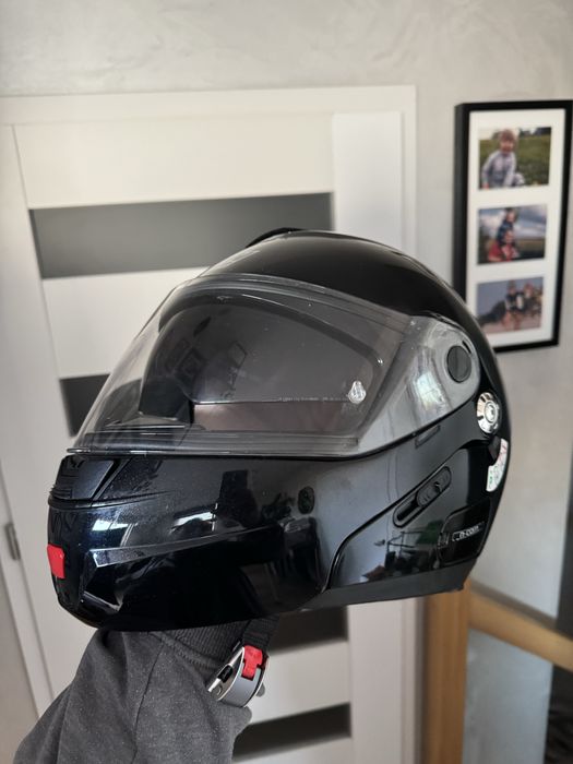 Kask szczękowy Nolan XXL czarny stan dobry