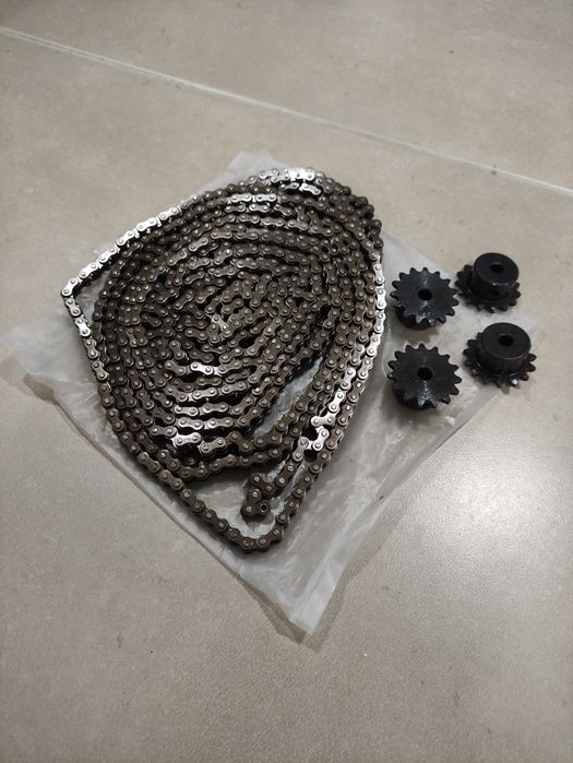 Corrente e carretos para churrasqueira