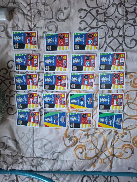 Mais de 90 topps Match attax UEFA Euro 2024