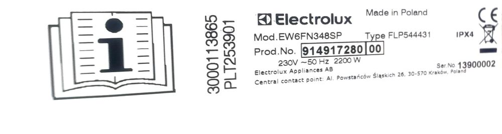 Przemiennik zasilania Elektrolux inwerter