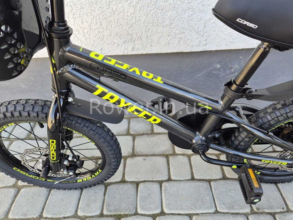 Дитячий алюмінієвий велосипед для 4-6 років Corso Tayger Alu 18 TG-361