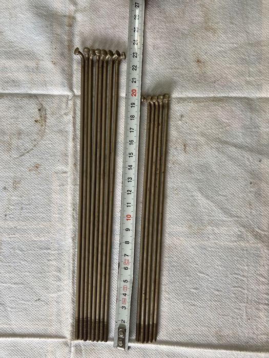 Спицы велосипедные советского производства (без ниппелей)