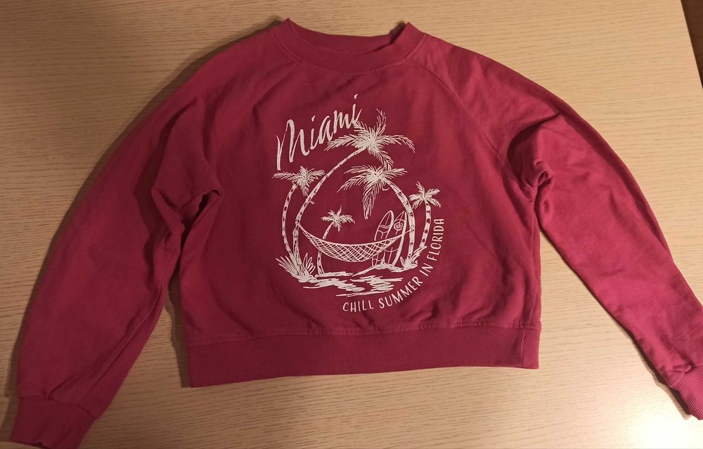 Bluza dziewczęca 146, różowa