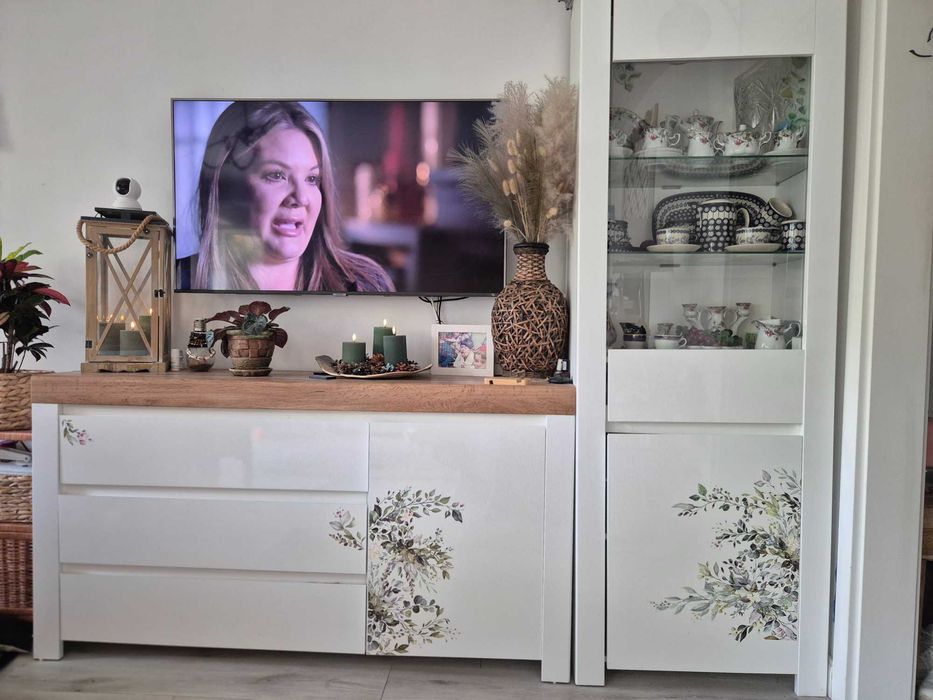 Meble Holten BRW komoda plus witryna