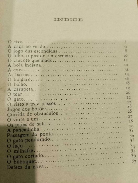 Livro Antigo - Jogos Infantis - Enciclopédia da Infância