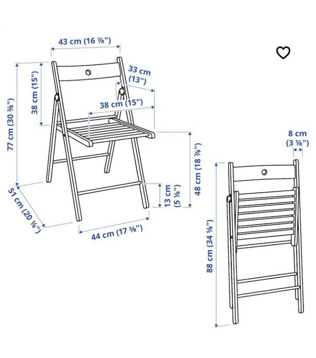 Cadeira Viagem Dobrável - NOVA