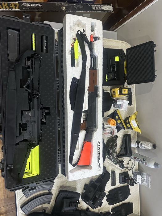 Vendo kit completo de airsoft