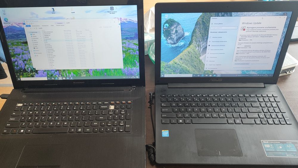 2 ASUS i Lenovo / SSD / Windows / sprawne / 450 zł komplet