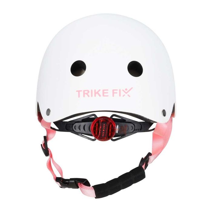 Kask rowerowy dla dziecka Trike Fix dziecięcy  LED S 48-54cm biały