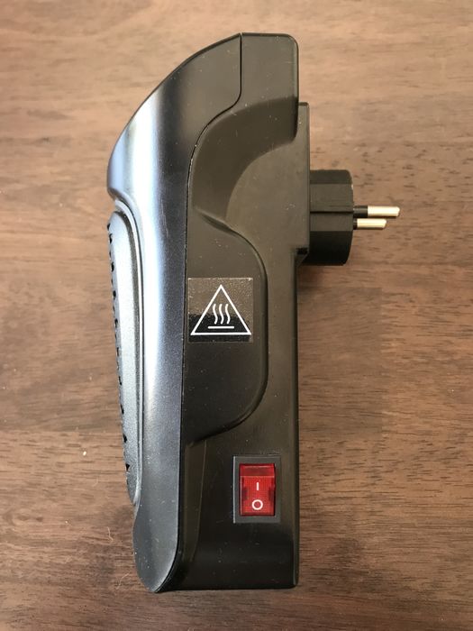 Aquecedor portátil de corrente