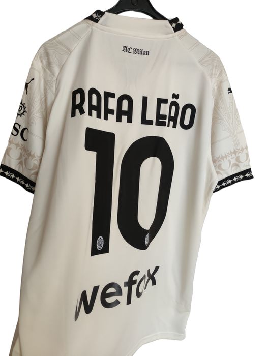 AC Milan X PLEASURES Koszulka r.L nr 10 Rafa Leao beż 4 komplet '24