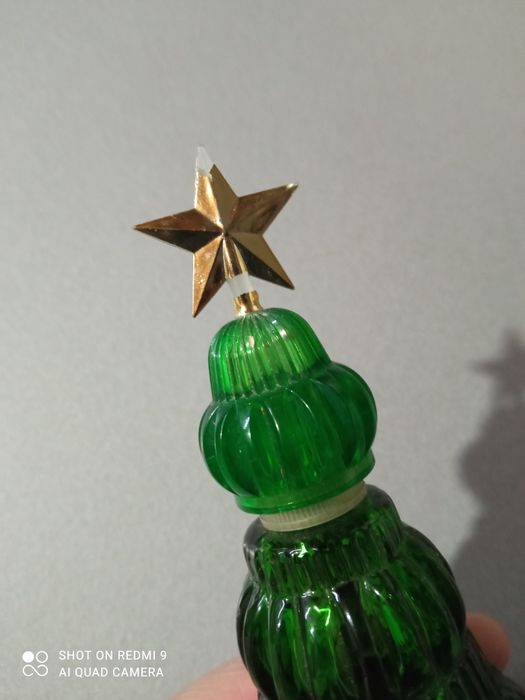 Флакон с парфюмом, елка со звездой, винтаж,1970х, Avon, New York 600