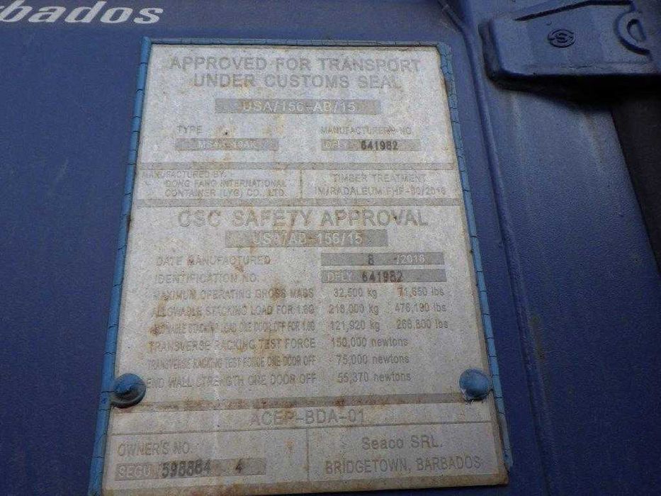 Kontener morski magazynowy 40 DV/HC 12 metrowy, używany