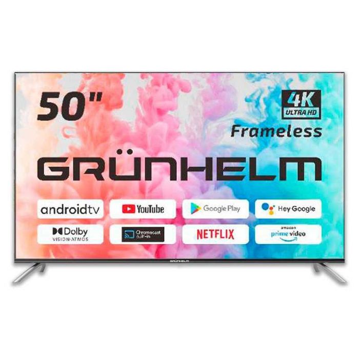 Телевізор 50,Google Android TV 11.0 50U700-GA11V T2 SMART TV(GRUNHELM)