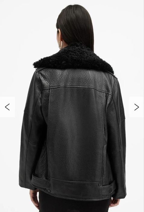 AllSaints Vendra NZ Biker шкіряна нова куртка, s