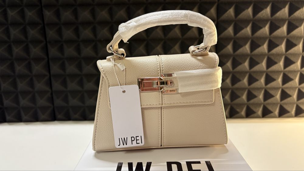 Оригінальна сумка JW PEI ELISE TOP HANDLE White