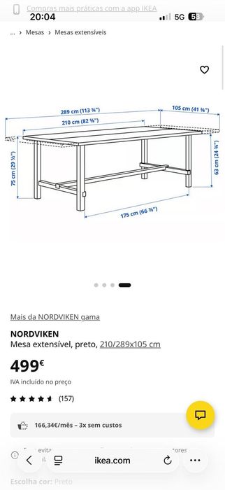 Vendo mesa extensivel