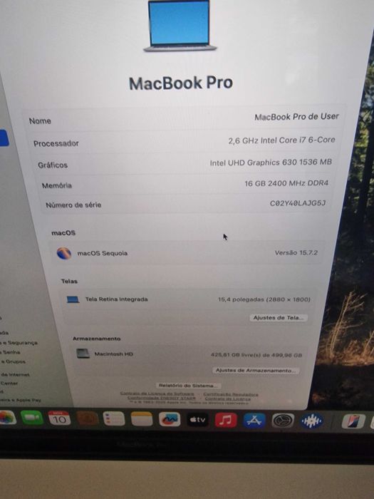 MacBook Pro TOUCH BAR 15 pol 2018 16gb ram