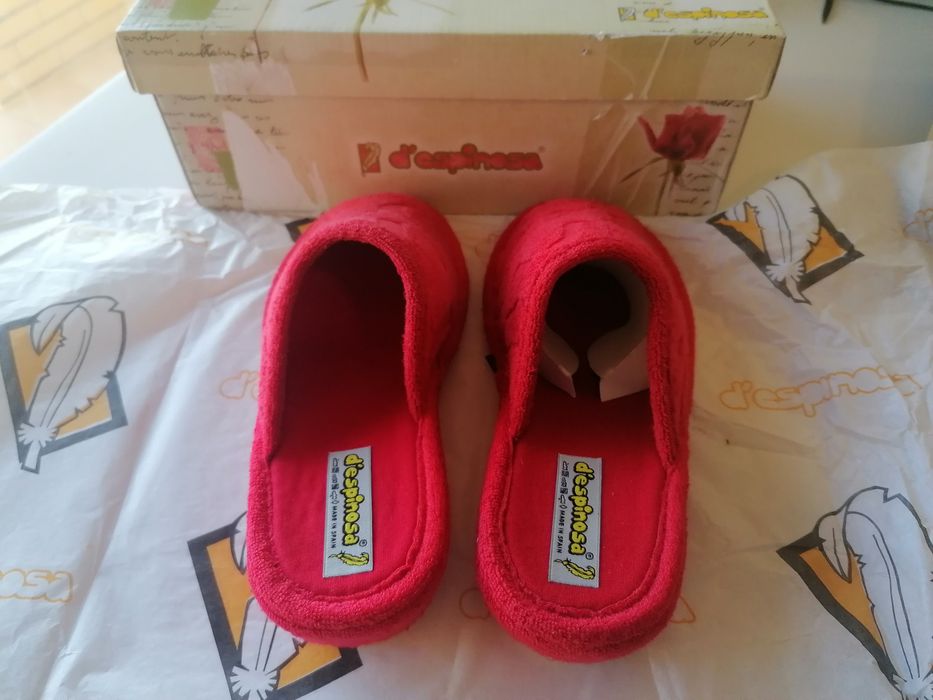 Chinelos Senhora Vermelho D'espinosa