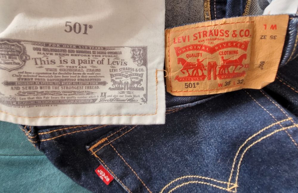 Levis 501 kompletnie Nowe