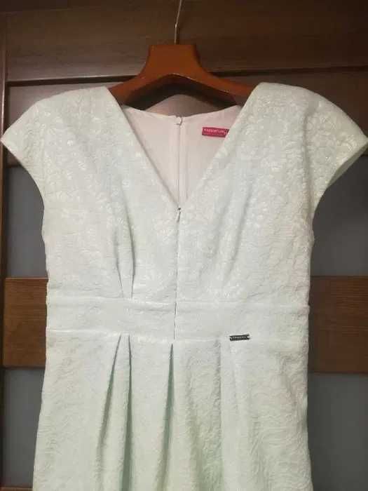 Sukienka ciążowa Happy Mum XS, elegancka święta do karmienia GRATIS