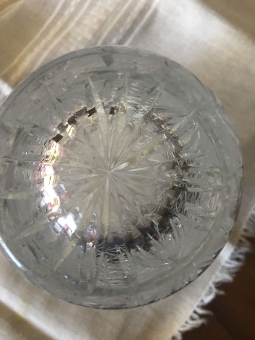 Wazon kryształowy z PRL - u