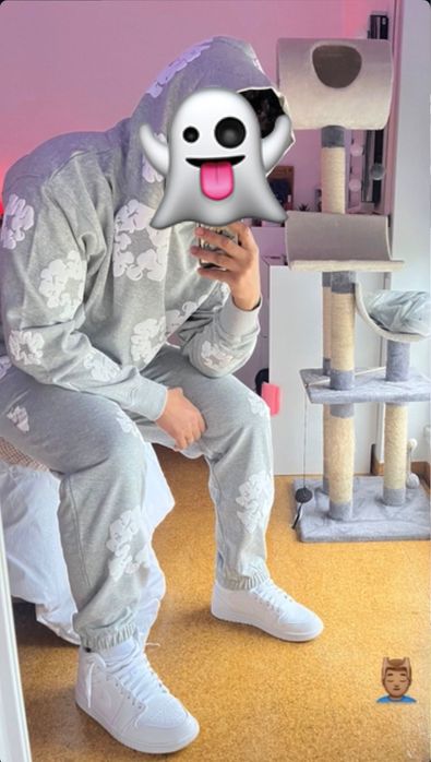 Fato de treino da Denim Tears cinza