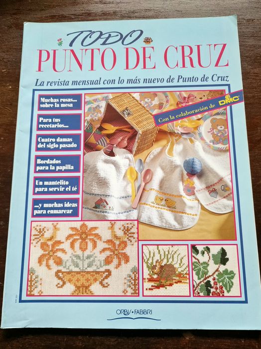 8 Revistas Todo Punto de Cruz em Espanhol