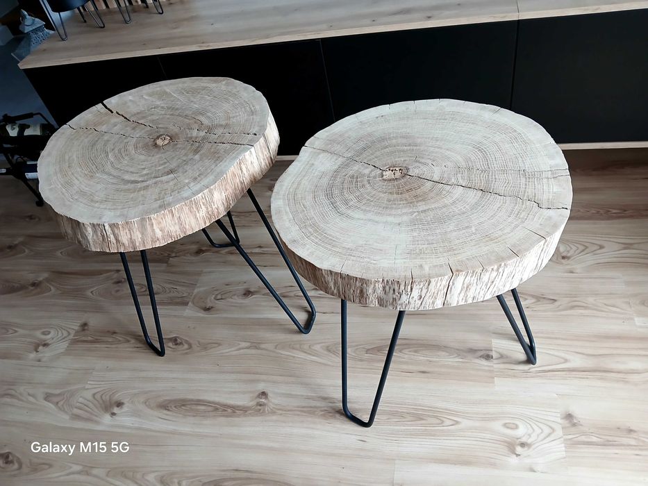 Debowe stoliki loft