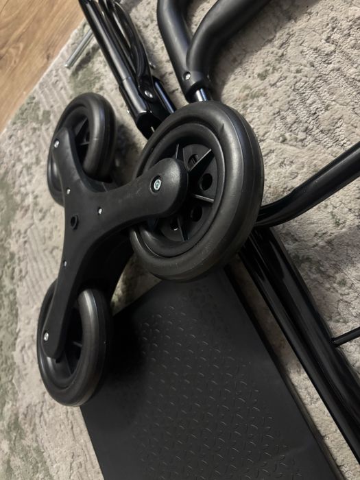 Wózek na zakupy, wózek, z 3 kółkami, wodoszczelny, 32 l, szary