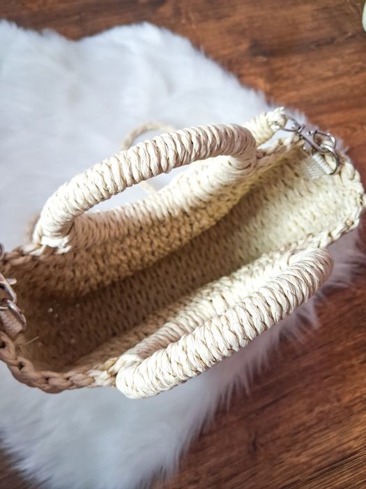 Nowa torebka damska boho plażowa koszyk koszyczek pleciona wakacyjna