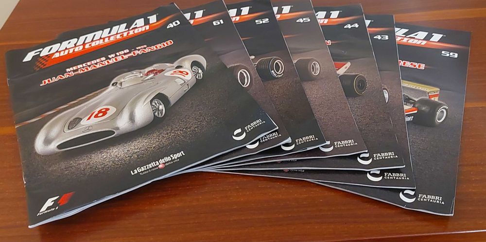 Fórmula 1 antigos. Escala 1:43