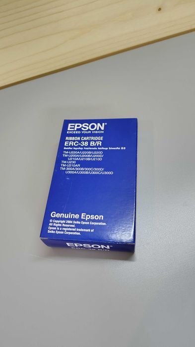 Toner	EPSON	ERC 38 B/R					Epson TM U220, U300, U375, U230, U325