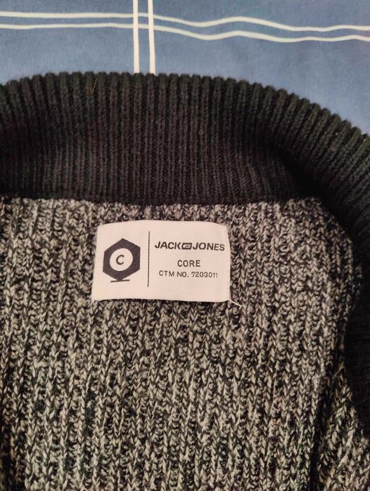 Casaco cinza e preto da Jack Jones tam. XL praticamente novo